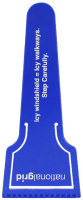 Ice Scrapers: 9 inch ABS Deluxe Dual Blade Scrapers